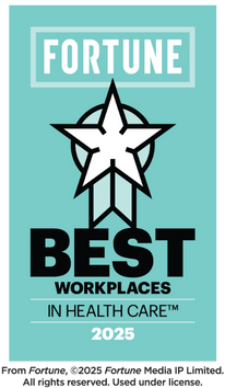 Fortune Best Workplaces in Health Care 2025 logo